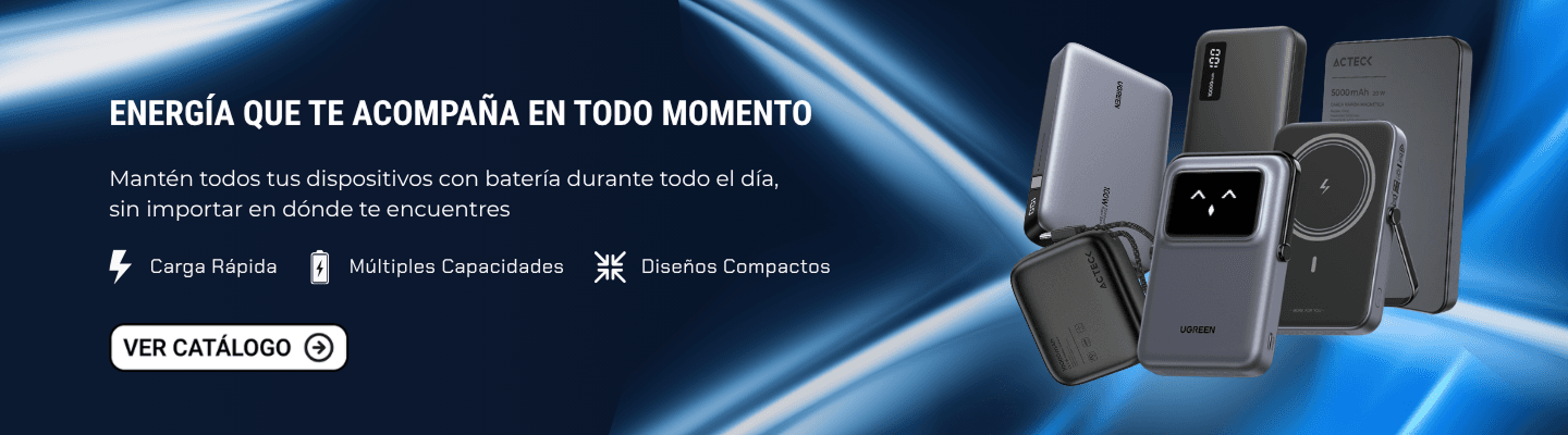 Energía para todos tus dispositivos con pilas portátiles